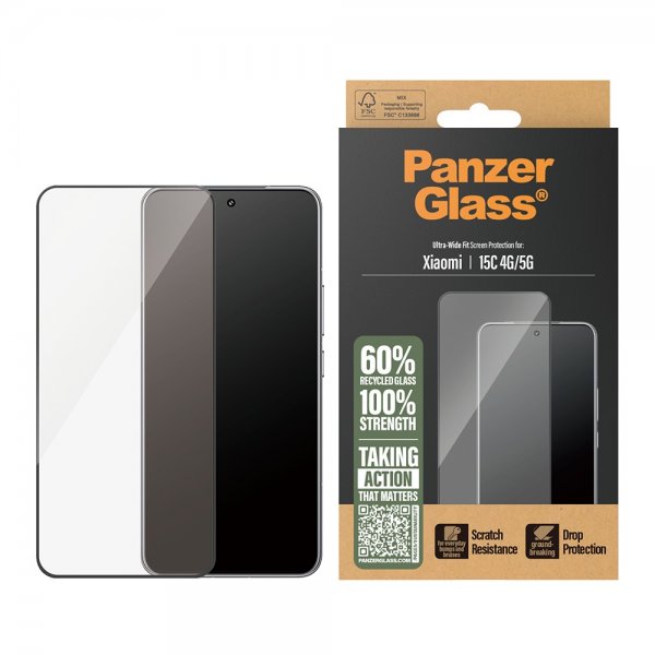 Xiaomi Redmi 15C Screen Protector Ultra-Wide Fit