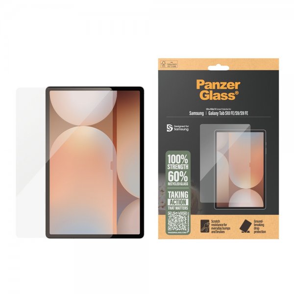 Samsung Galaxy Tab S9/S9 FE/S10 FE Screen Protector Ultra-Wide Fit