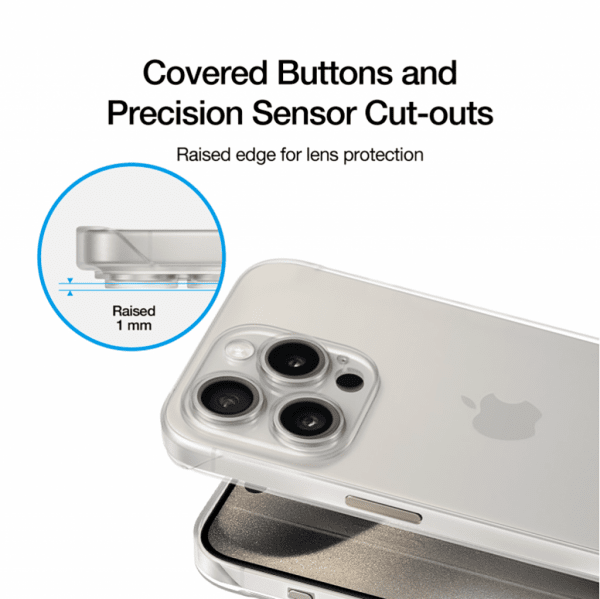 iPhone 15 Pro Case TENC Slim Fit Frost