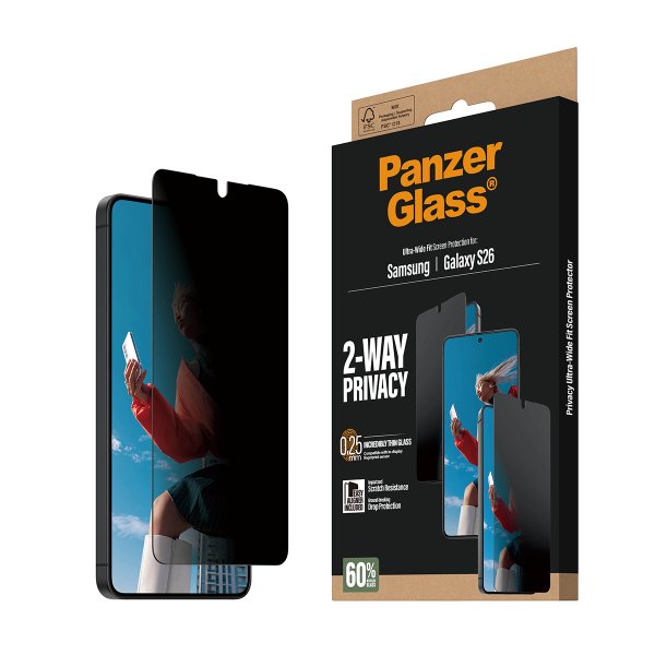 Samsung Galaxy S26 Screen Protector Ultra-Wide Fit Privacy EasyAligner