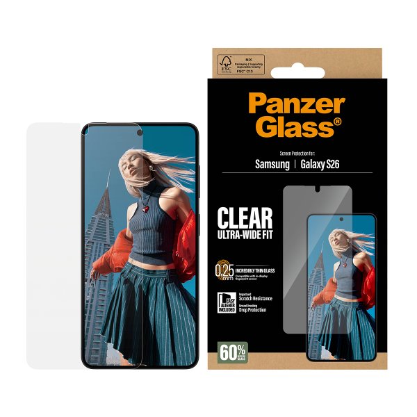 Samsung Galaxy S26 Screen Protector Ultra-Wide Fit EasyAligner