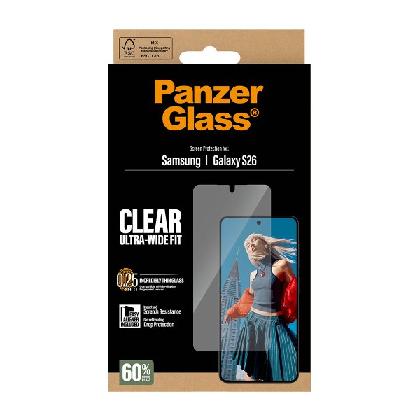 Samsung Galaxy S26 Screen Protector Ultra-Wide Fit EasyAligner