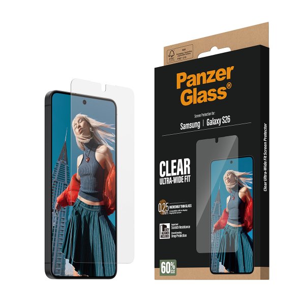 Samsung Galaxy S26 Screen Protector Ultra-Wide Fit EasyAligner