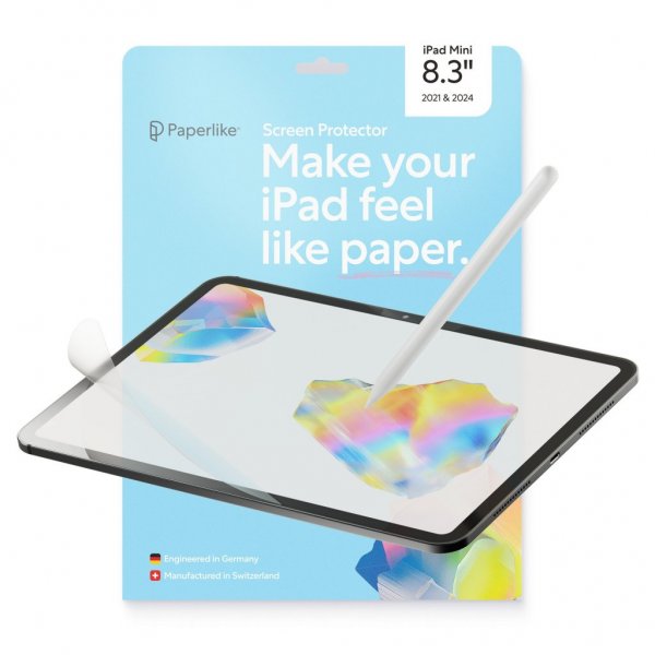 3 iPad mini (gen 6)/iPad mini (A17 Pro) Screen Protector 2-pack