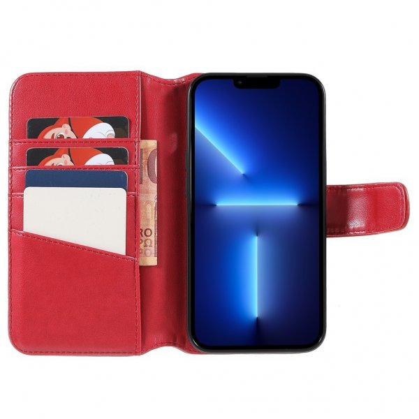 iPhone 14 Pro Cover Essential Leather Poppy Red