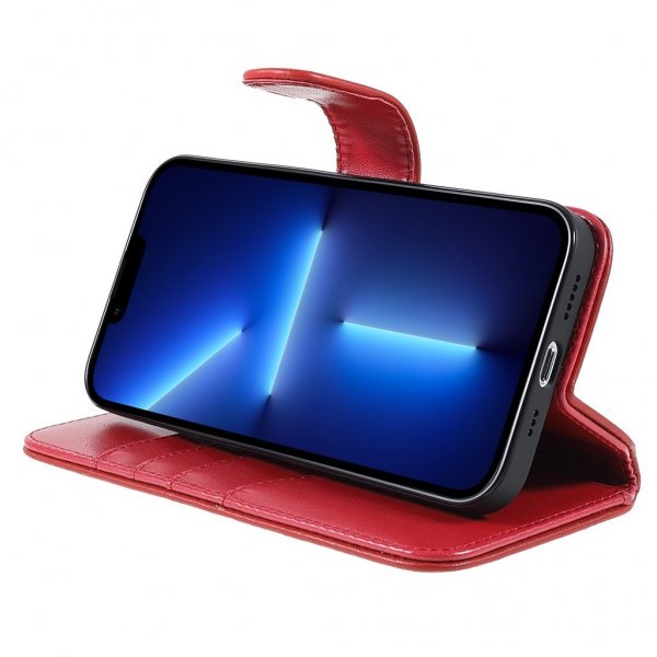 iPhone 14 Pro Cover Essential Leather Poppy Red