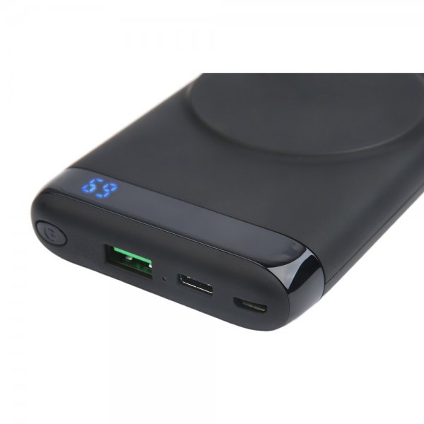 Powerbank Wireless 10 000 mAh MagSafe Black