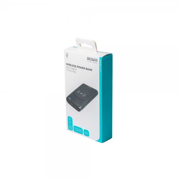 Powerbank Wireless 10 000 mAh MagSafe Black