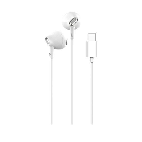 Wired Headphones Fine Pro USB-C White