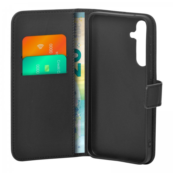 Samsung Galaxy A35 Cover Wallet Stand Black