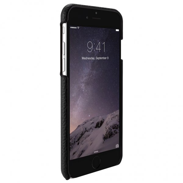 iPhone 6/6s Plus Case Quattro Back Leather Black