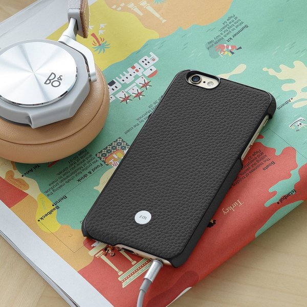 iPhone 6/6s Plus Case Quattro Back Leather Black
