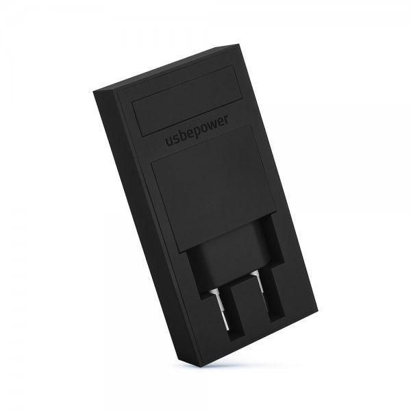 ROCK Double USB Charger 2-in-1 Charger Black