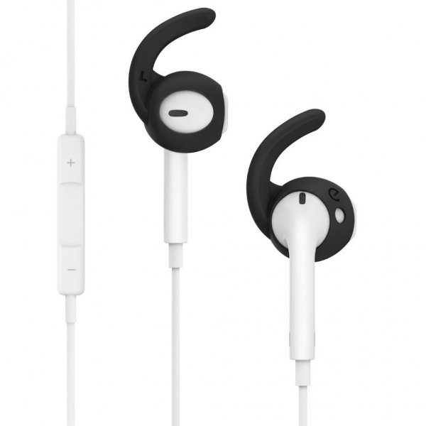 EarBuddyz Ear Hooks for AirPods and EarPods Black
