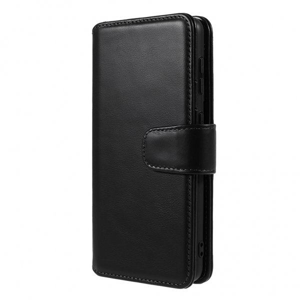 Samsung Galaxy S22 Cover Essential Leather Raven Black