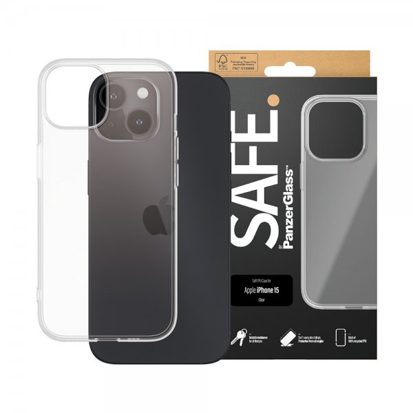 iPhone 15 Case Soft TPU Case Transparent