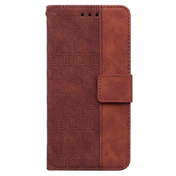 Samsung Galaxy A03 Cover Patterned Brown