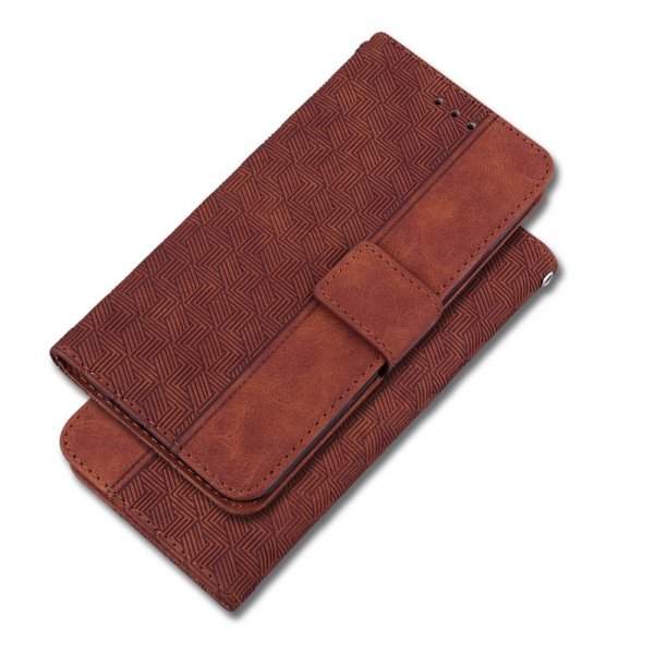 Samsung Galaxy A03 Cover Patterned Brown