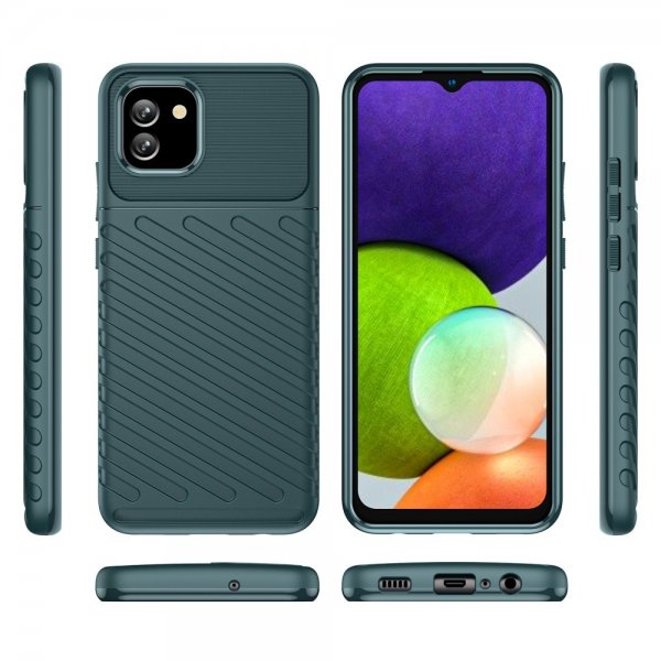 Samsung Galaxy A03 Case Thunder Series Green