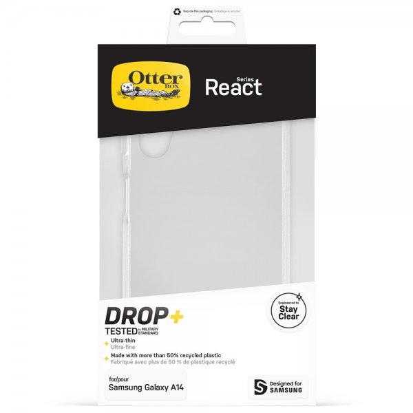 Samsung Galaxy A14 Case React Clear