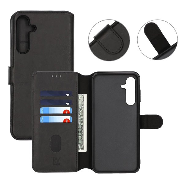 Samsung Galaxy A16 Cover Detachable Wallet Case Black