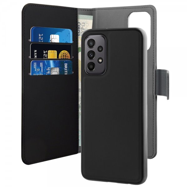Samsung Galaxy A23 5G Cover Wallet Detachable 2 in 1 Black