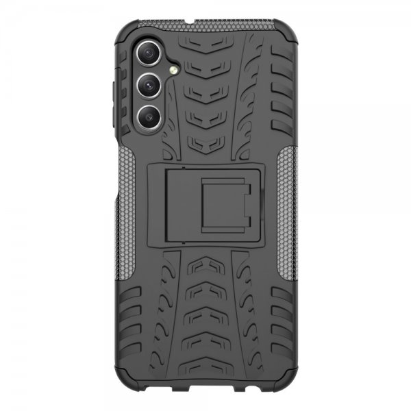 Samsung Galaxy A24 Case Tire Pattern Stand function Black