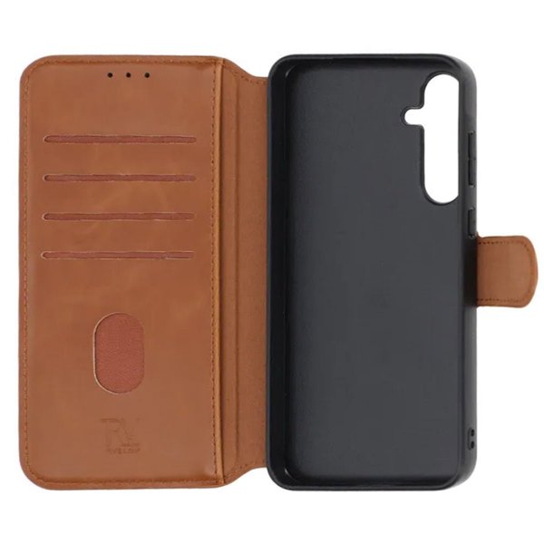 Samsung Galaxy A35 Cover 4 Card slots Brown