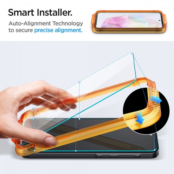 Samsung Galaxy A35 Screen Protector GLAS.tR ALIGNmaster 2-pack