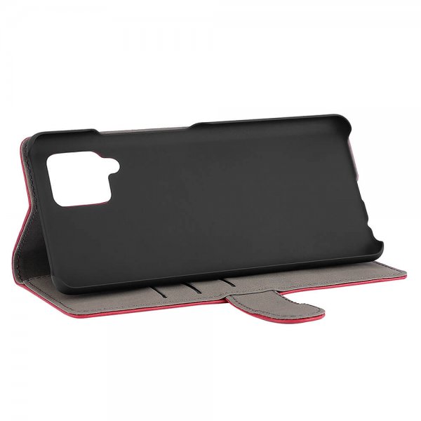 Samsung Galaxy A42 5G Cover with Card Slot Red