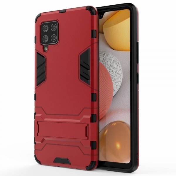 Samsung Galaxy A42 5G Case Armor Stand Function Red