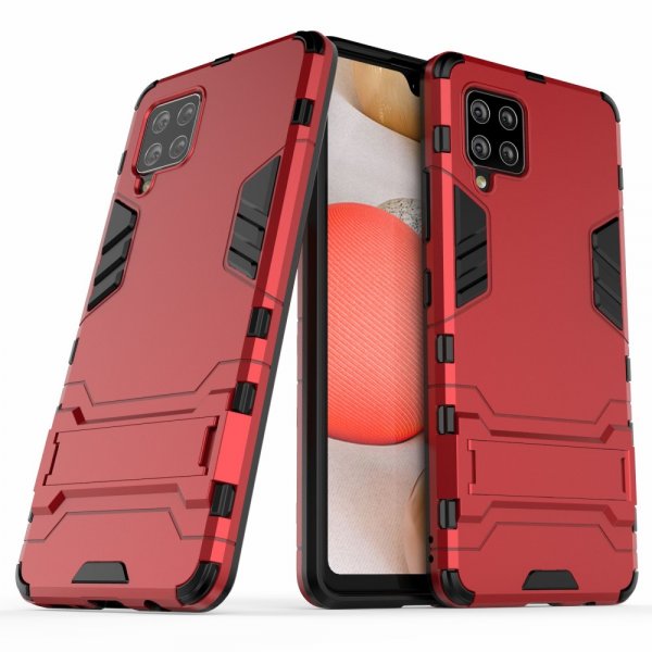 Samsung Galaxy A42 5G Case Armor Stand Function Red