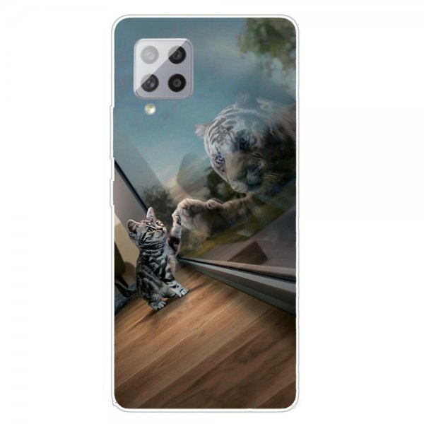 Samsung Galaxy A42 5G Case Print Cat and Tiger