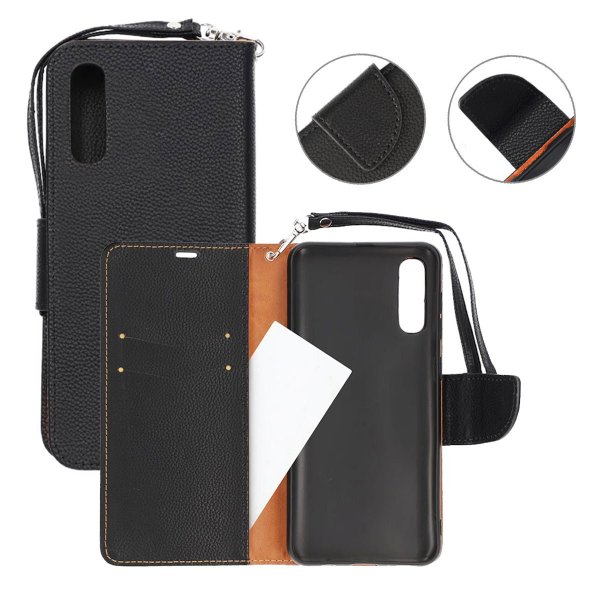 Samsung Galaxy A50 Cover with Stand Black