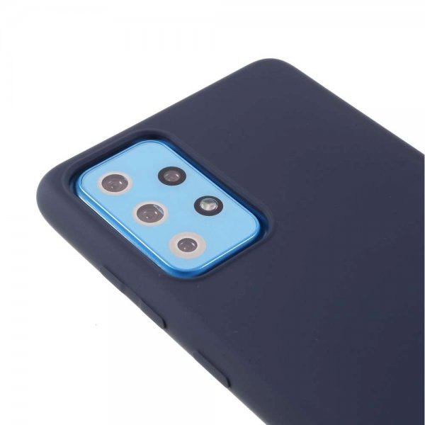 Samsung Galaxy A72 Case Liquid Silicone Blue