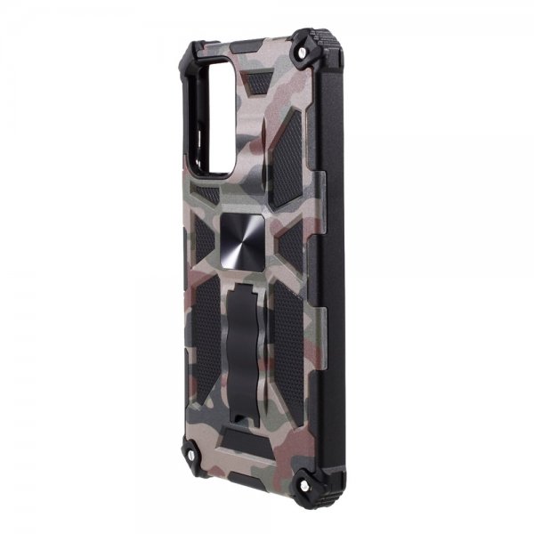 Samsung Galaxy A72 Case with Magnet Stand Function Camouflage Green