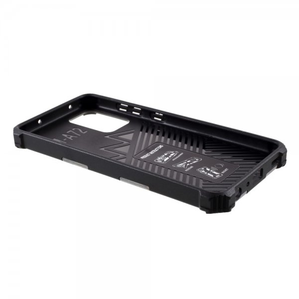 Samsung Galaxy A72 Case with Magnet Stand Function Camouflage Green