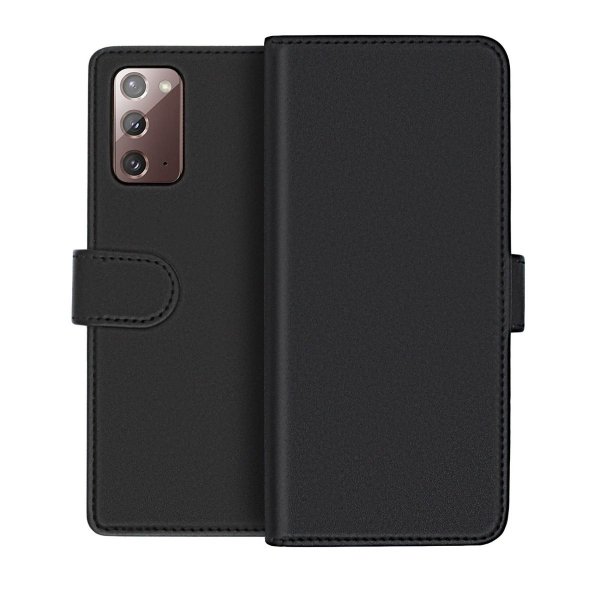Samsung Galaxy Note 20 Cover Detachable Wallet Case Black
