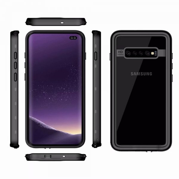 Samsung Galaxy S10 Case Water Resistant IP68 Black