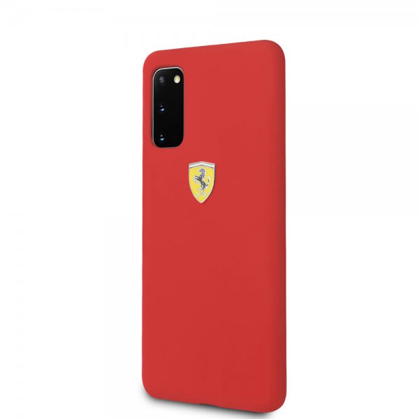 Samsung Galaxy S20 Case with Logo Red