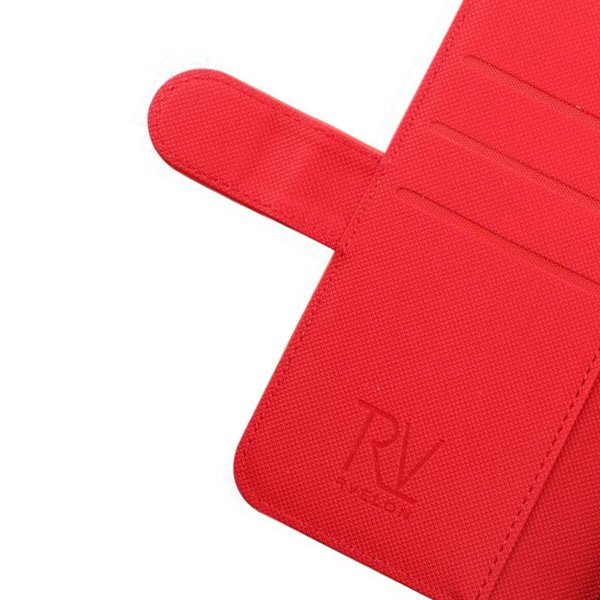 Samsung Galaxy S22 Cover Detachable Wallet Case Red