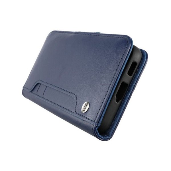Samsung Galaxy S22 Cover Foldable Card Slot Blue