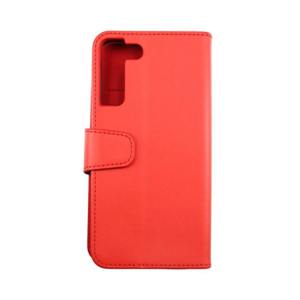 Samsung Galaxy S22 Cover Foldable Card Slot Red