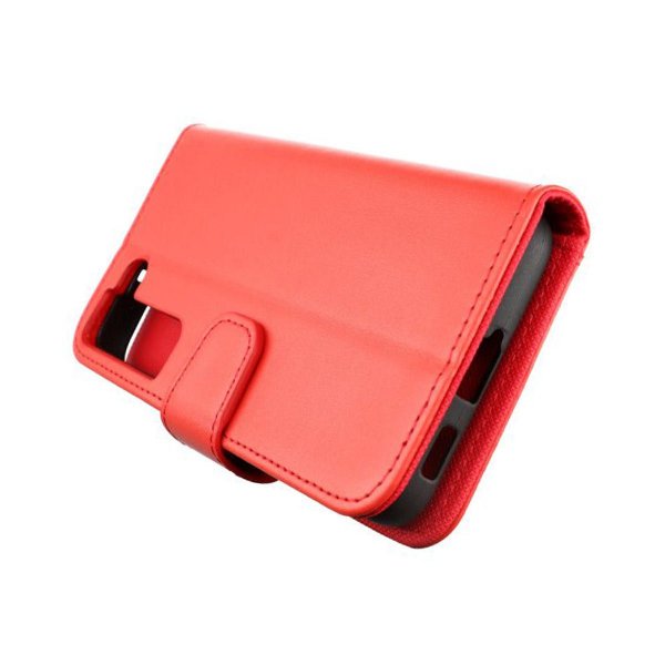 Samsung Galaxy S22 Cover Foldable Card Slot Red