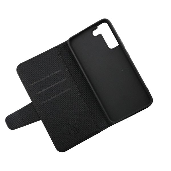 Samsung Galaxy S22 Cover Foldable Card Slot Black