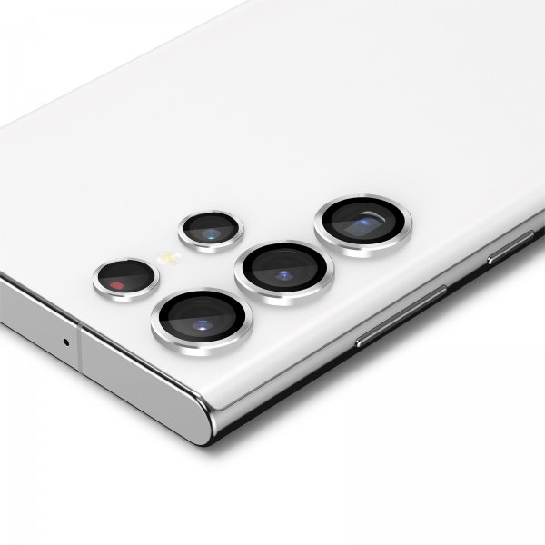 Samsung Galaxy S22 Ultra Camera Protector GLAS.tR EZ Fit Optik Pro 2-pack Phantom White