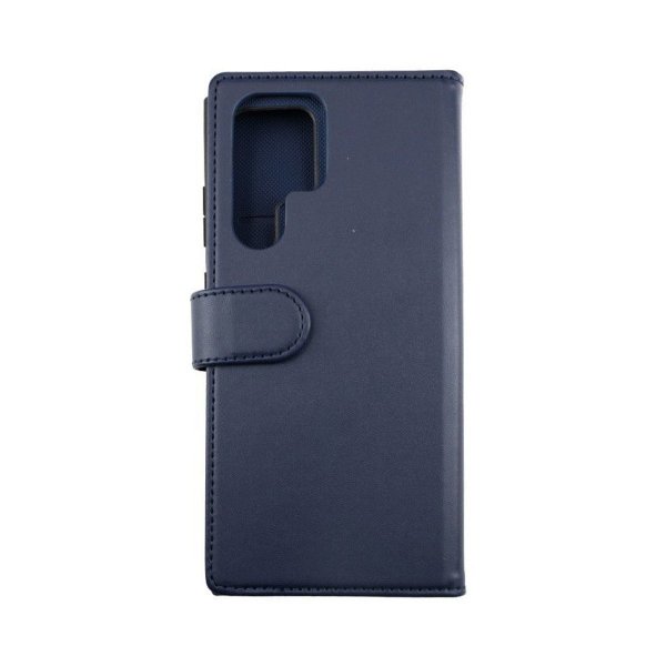 Samsung Galaxy S22 Ultra Cover Detachable Wallet Case Blue