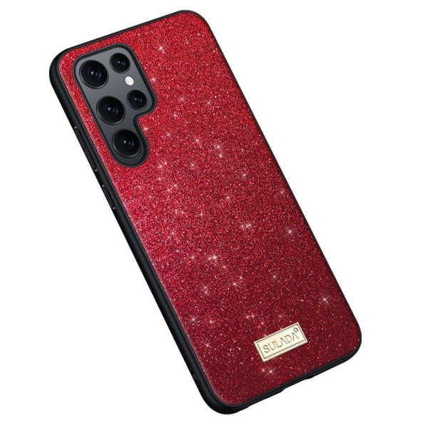 Samsung Galaxy S22 Ultra Case Glitter Red