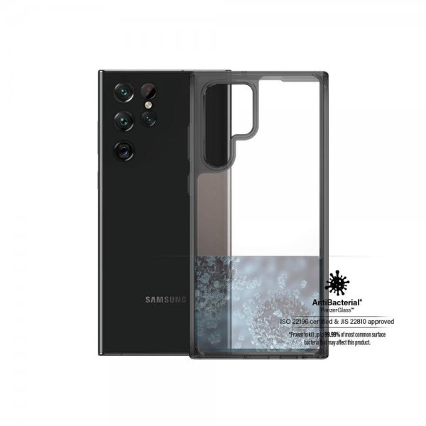 Samsung Galaxy S22 Ultra Case HardCase Crystal Black