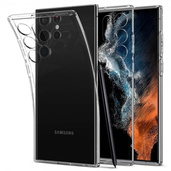 Samsung Galaxy S22 Ultra Case Liquid Crystal Crystal Clear